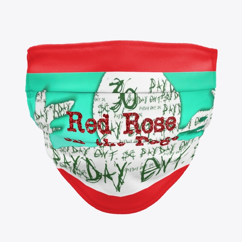 30 Red Rose on the Page  Apparel
