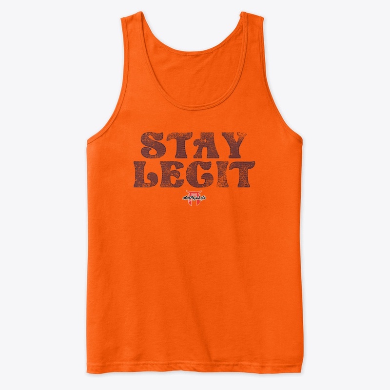 Stay Legit - Navy Lettering