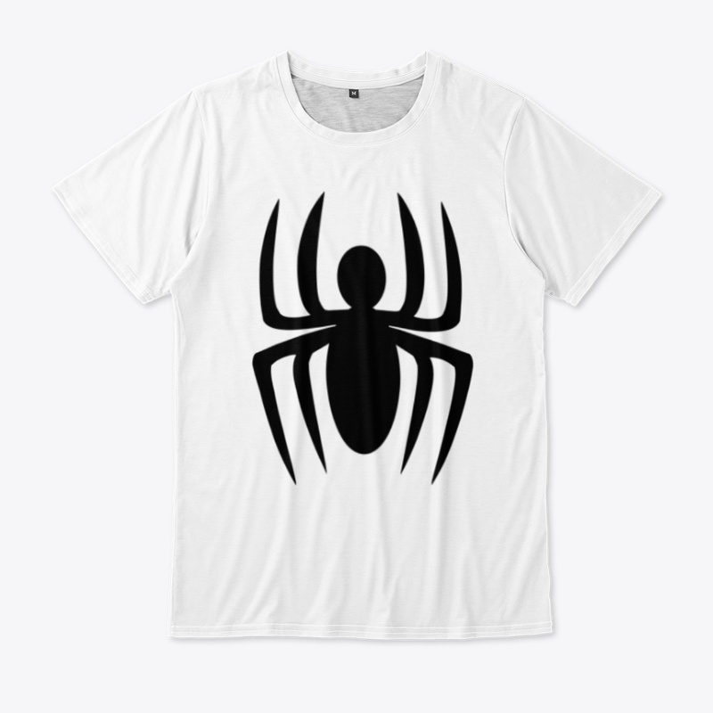 Arachno-Chic Spider Emblem Fashion Tee