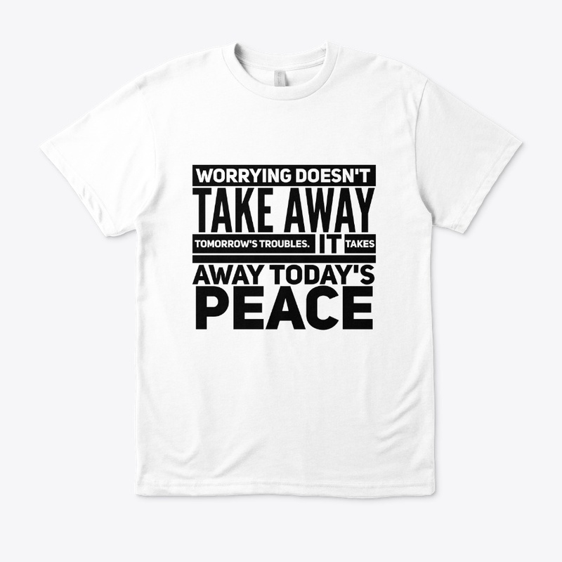 Worrying troubles peace black