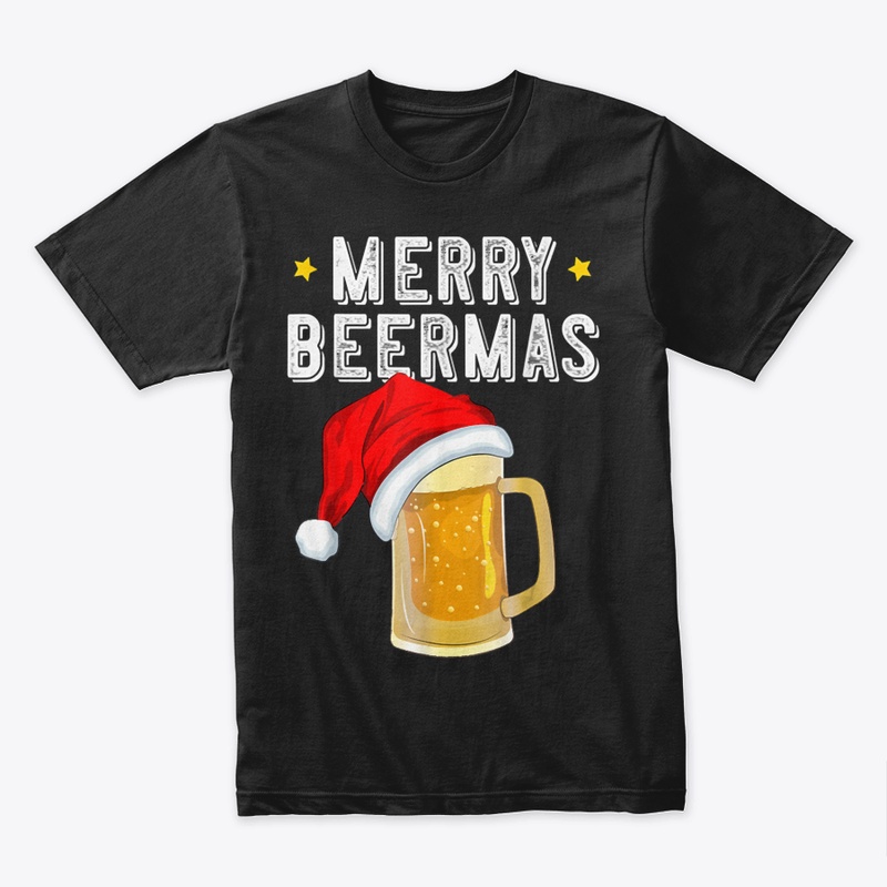 CHRISTMAS BEER WOMEN MERRY BEERMAS DRINK
