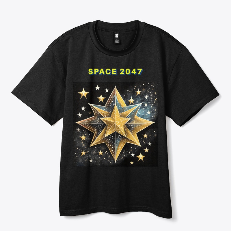 A large star design and smaller stars