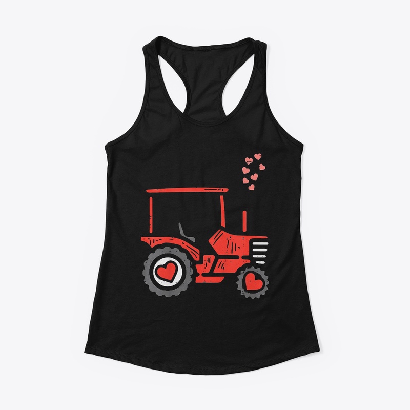 Valentines Day Tractor Truck