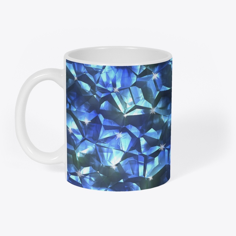 Blue Crystal Pattern