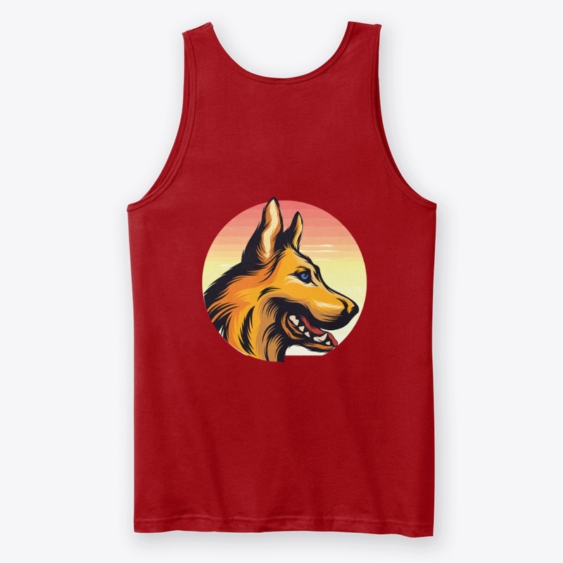German Shephard dog head
