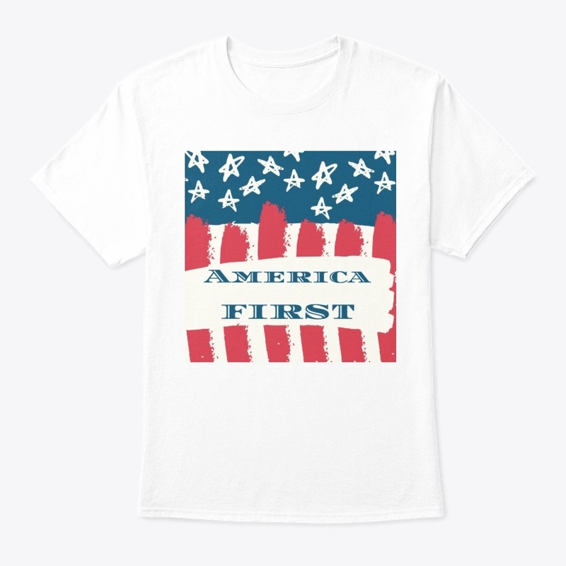 America First Print T-shirt  