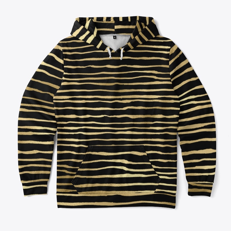 Black and Gold Stripes