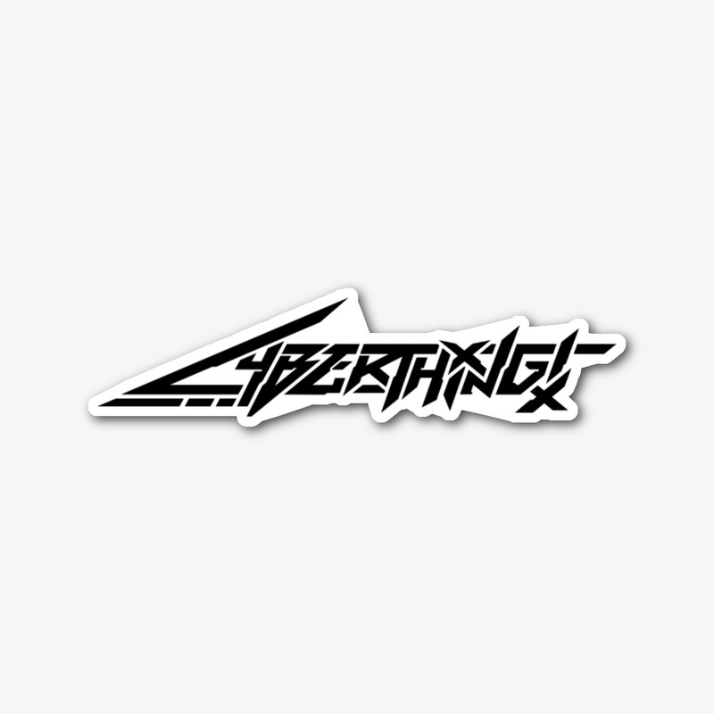Black Logo sticker