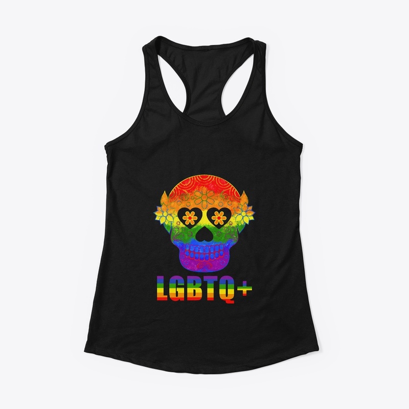 Pride LGBTQ+ Skull T shirts
