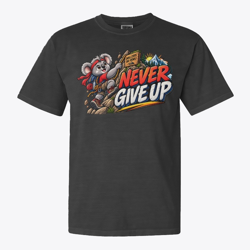 Never Give Up – Funny Koala Climber 