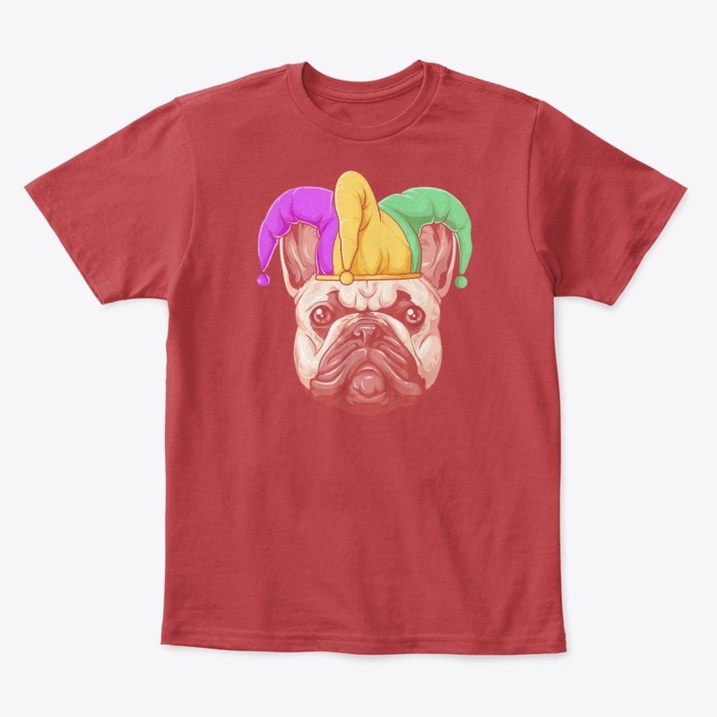 Mardi Gras French Bulldog Carnival Hat