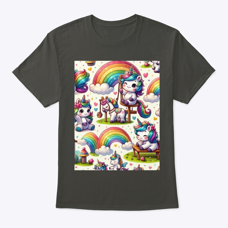 Unicorns Playing Outside
