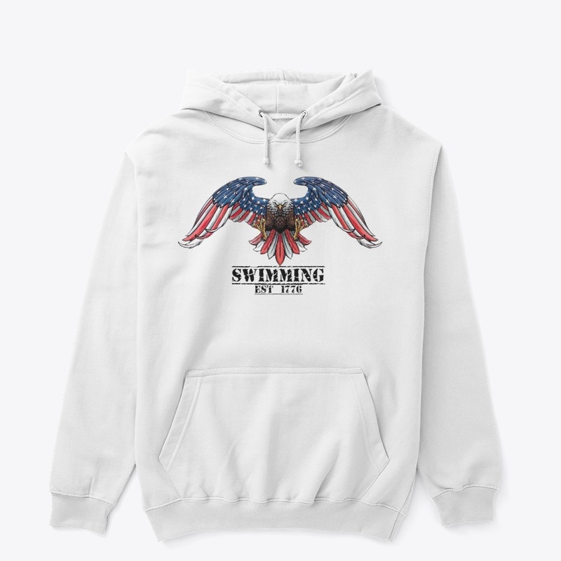 Eagle Swimming