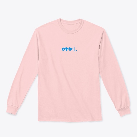 Oddtiger Long Sleeve Light Pink T-Shirt Front
