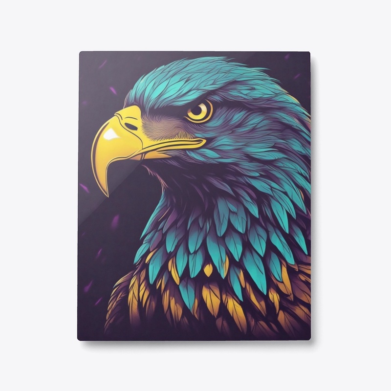 Majestic Bald Eagle in Vibrant Colors