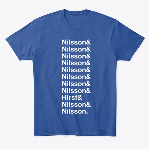 Nilsson Shirt Deep Royal Camiseta Front