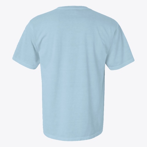 Shut Your Lid   Light Chambray T-Shirt Back