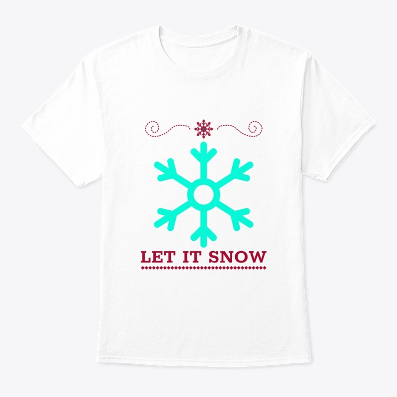 Christmas Let It Snow Flake