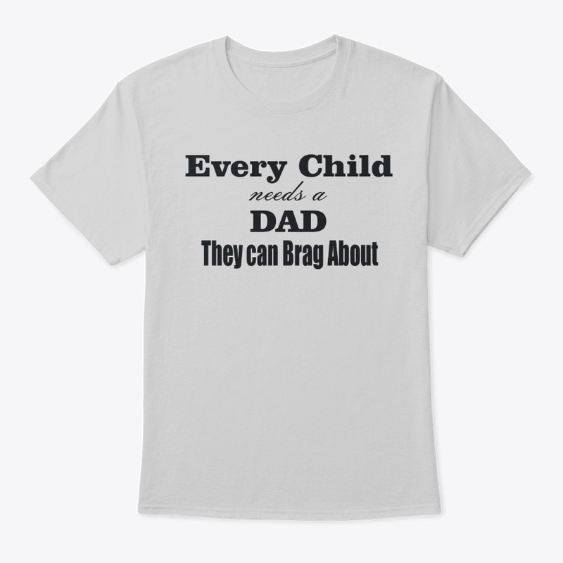 Child proud of Dad, Father's Day