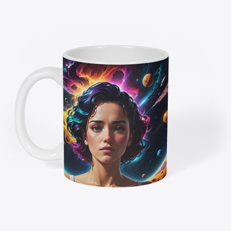 Cosmic Portrait Digital Art - PG13