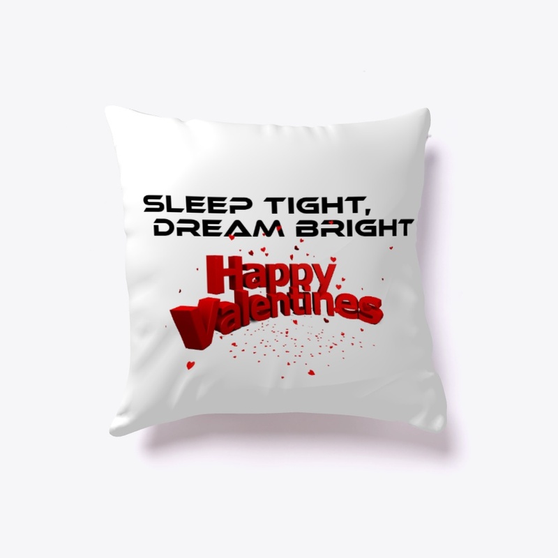 Happy valentines indoor pillow.