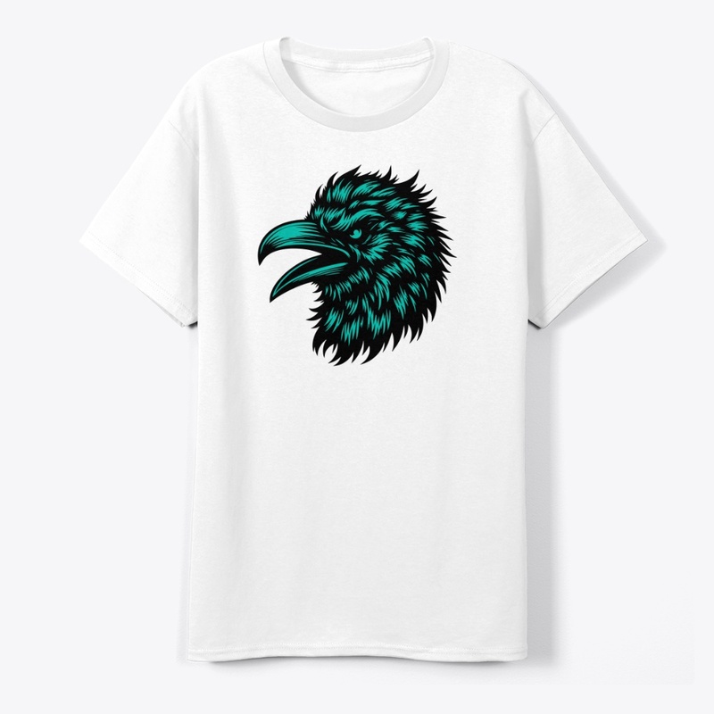 Majestic Crow Head Graphic