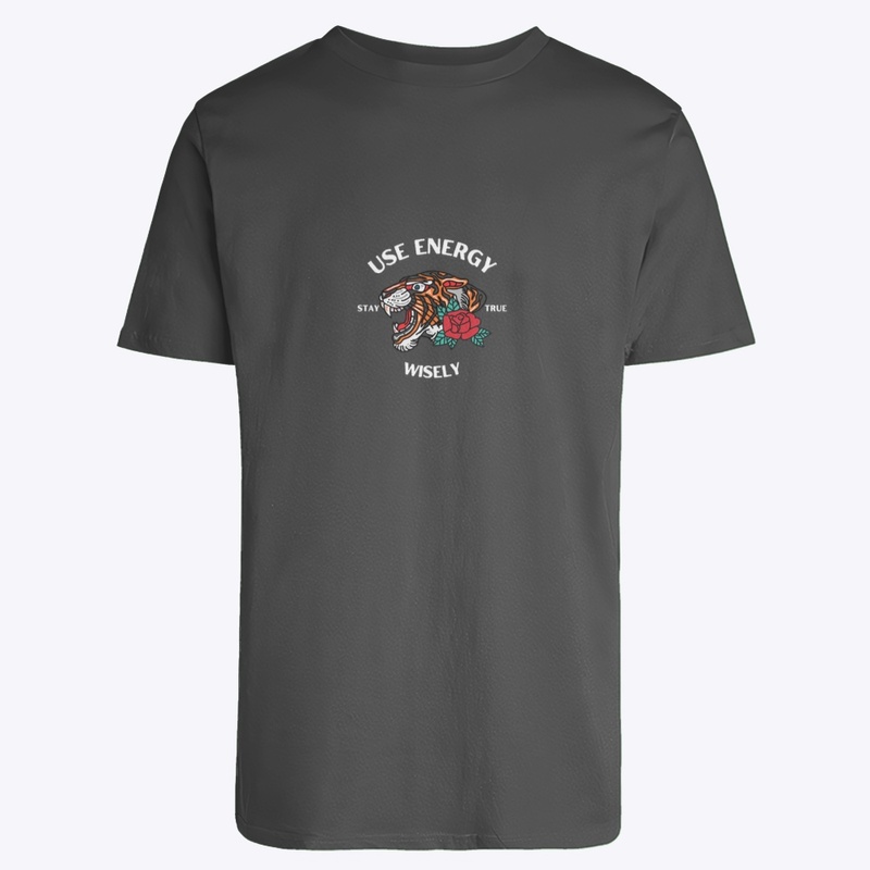 Use Energy Wisely Tiger Tee Shirt