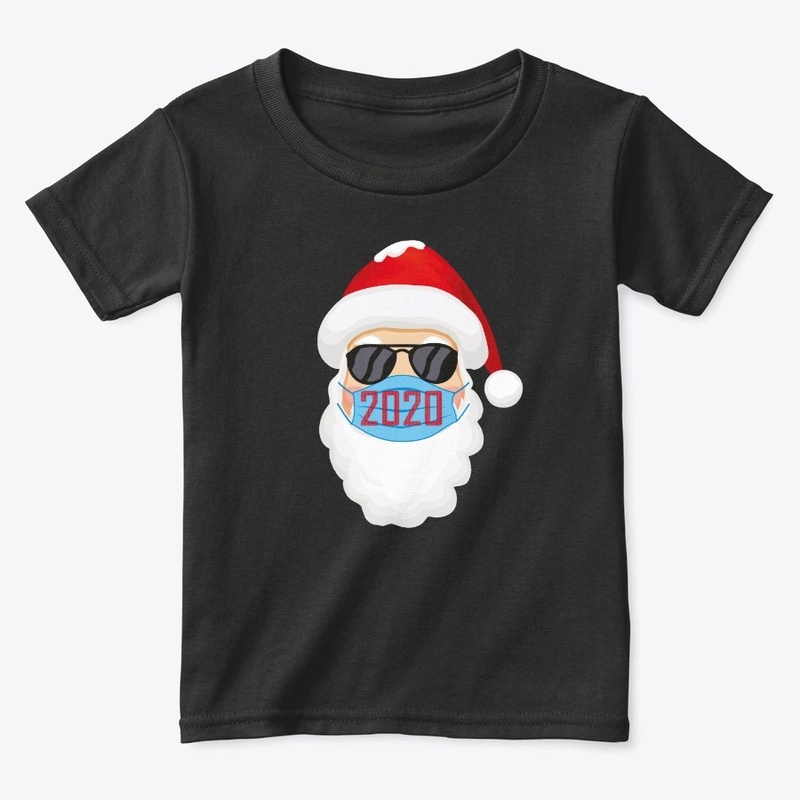 Santa In Sunglasses Wearing Mask Funny C
