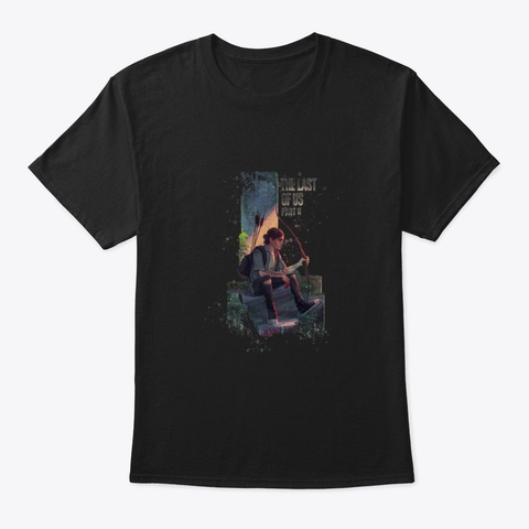 The Last Of Us 2 Ellie Black T-Shirt Front