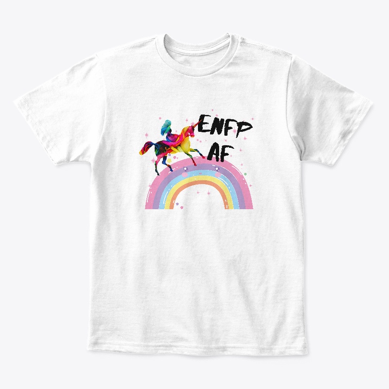 ENFP AF Funny Unicorn And Rainbow Design
