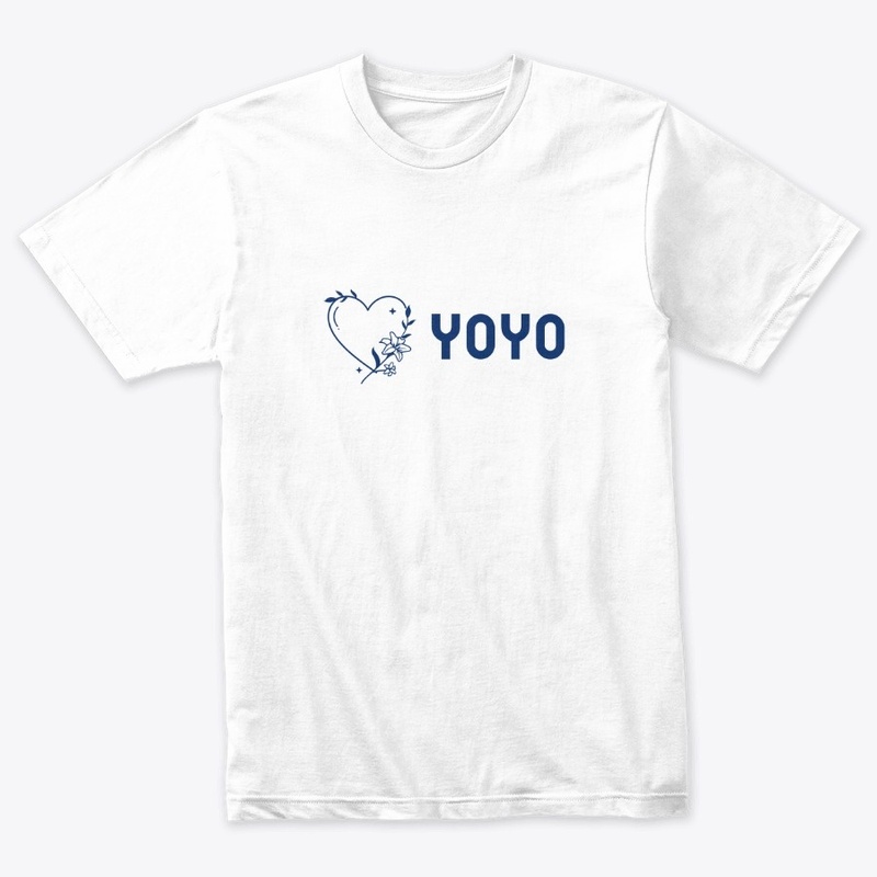 Tee Yoyo with love and flowers