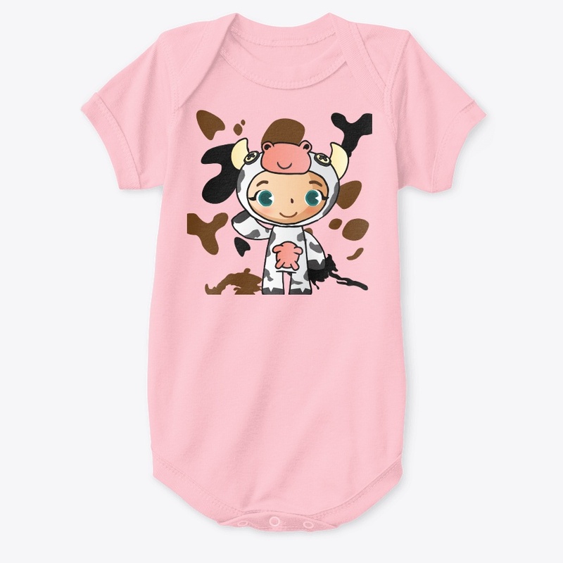 CUTE GIRL-COW