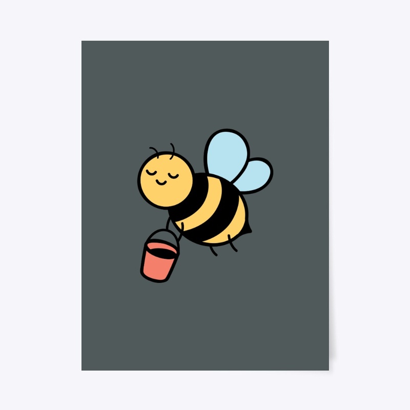 Playful Bumble Bee