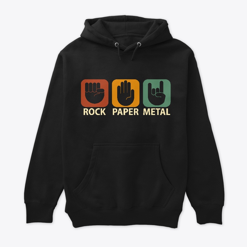 Rock Paper Metal Heavy Metal Humor