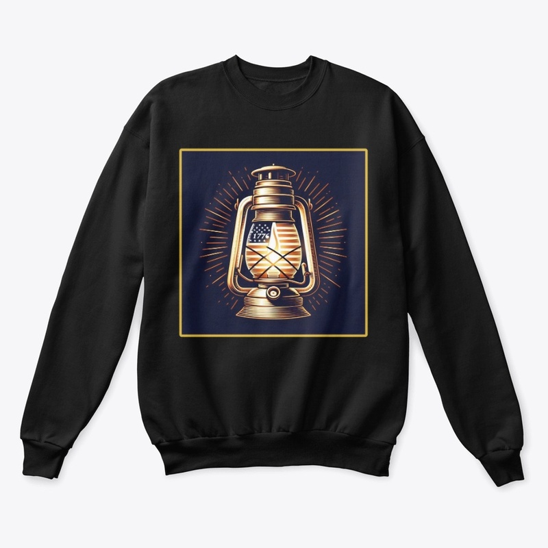 Lantern Flag 1776 July 4th Tee