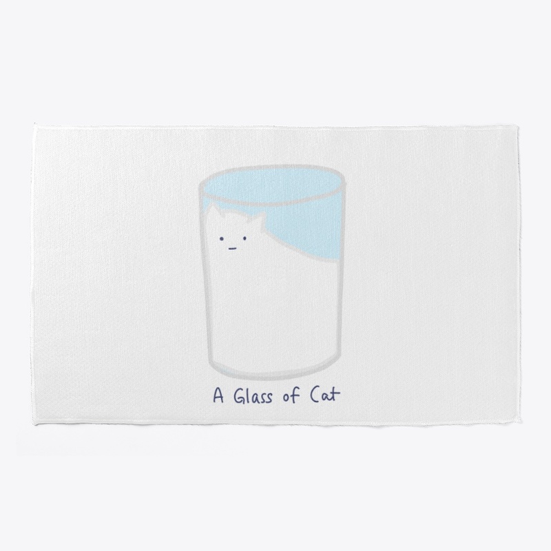 A glass of cat