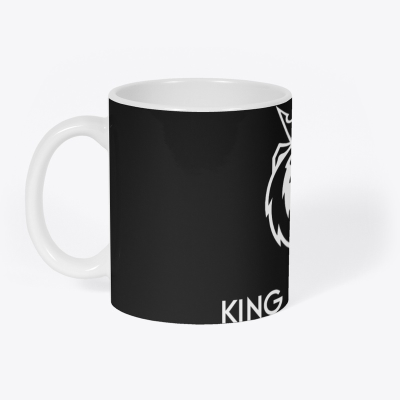 King of Bosses KR7 White Lion Head Print