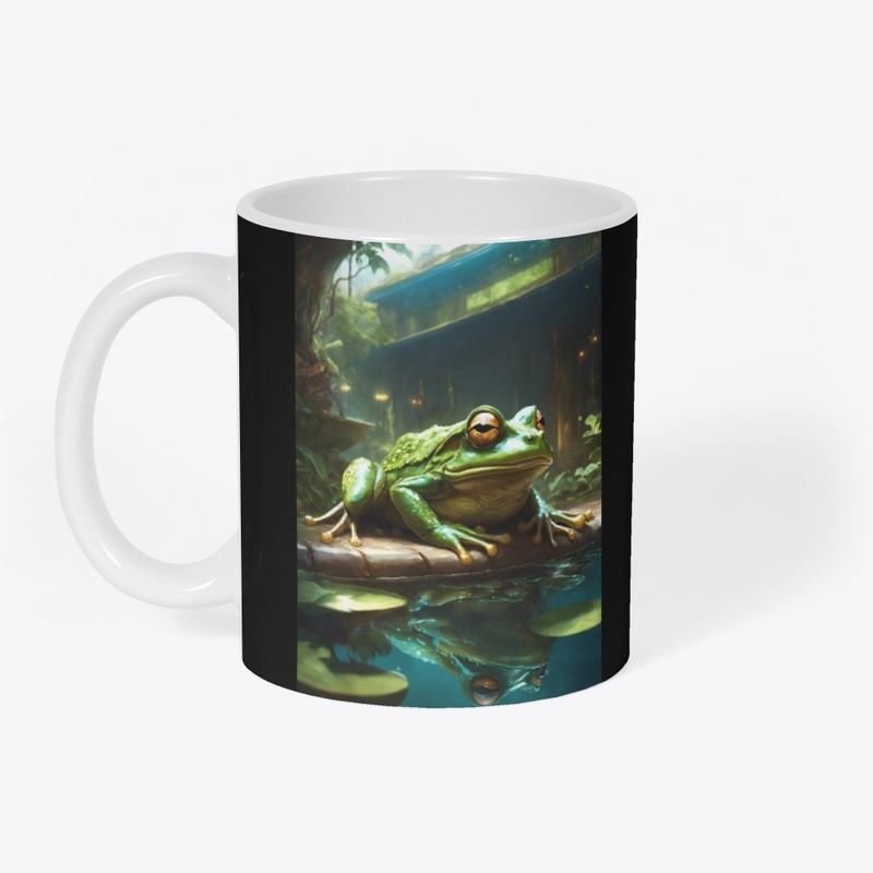 Tusker Frog: Fantasy Art T-Shirt