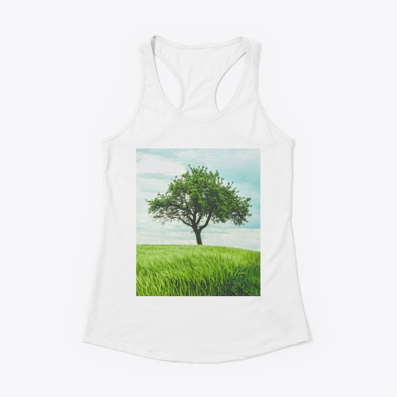 tree with grass 