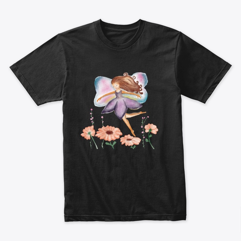 Fairy Walking on Flowers | Witchy Design