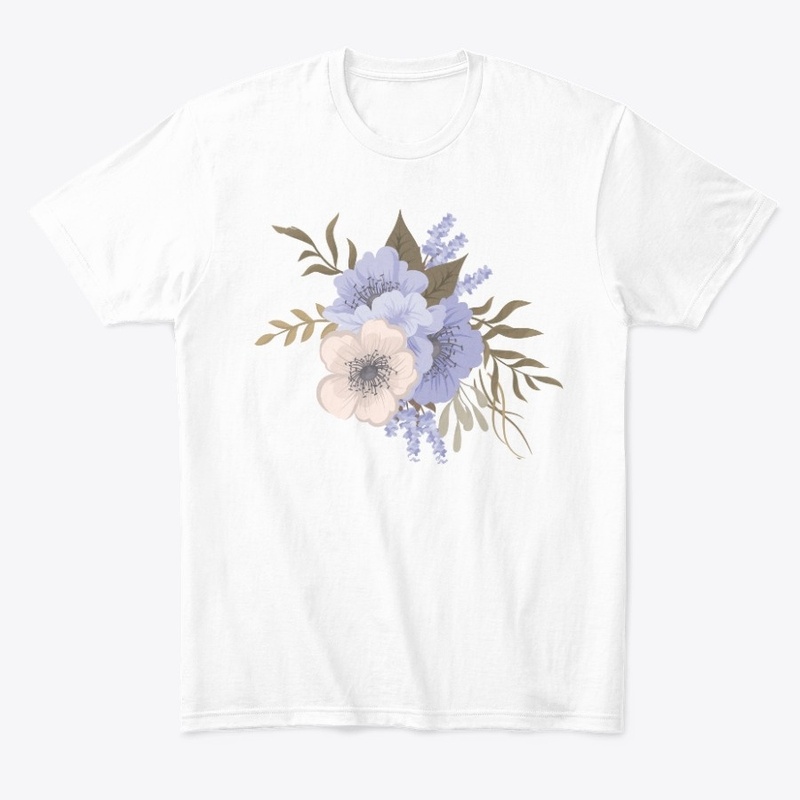 Realistic Blue Flower Design