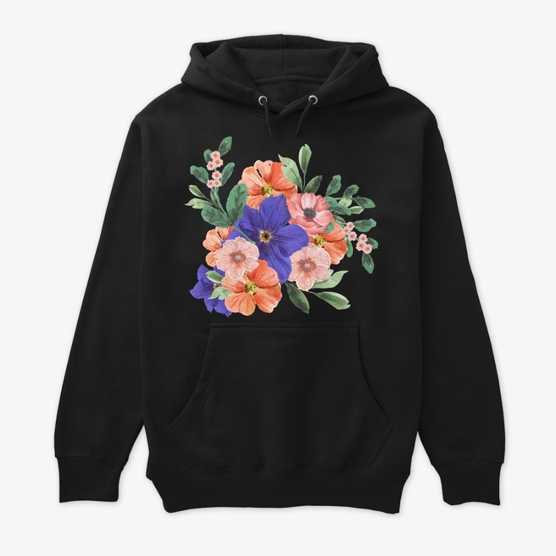 Floral watercolor design