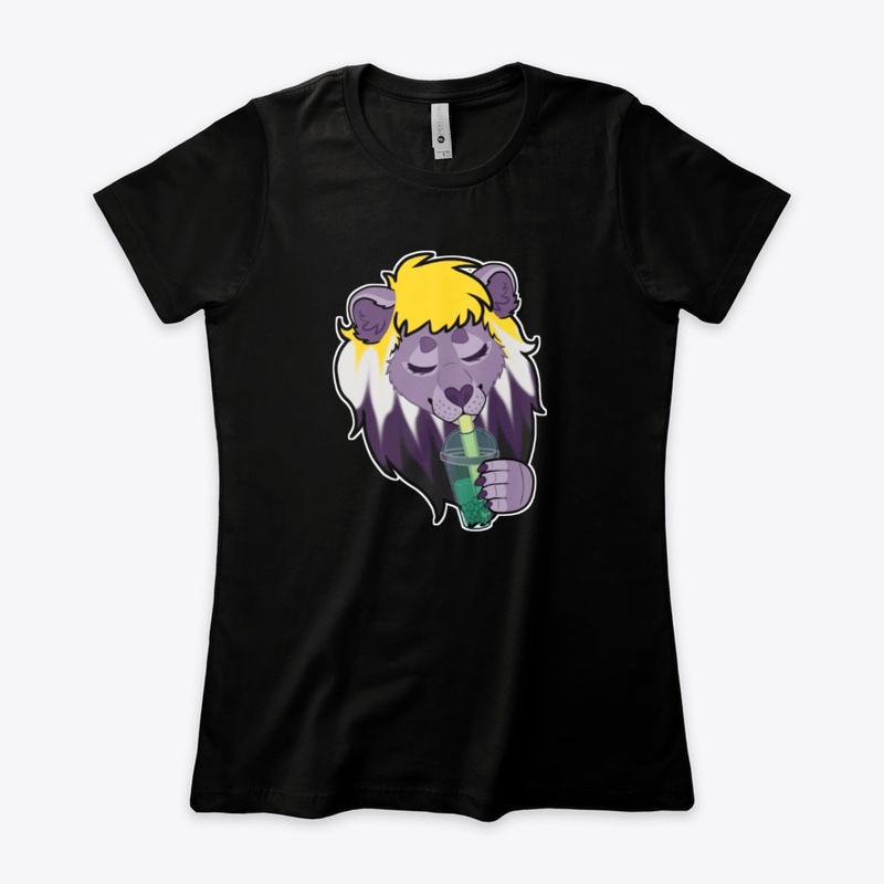 Bubble Tea Pride Lion (Non-Binary)
