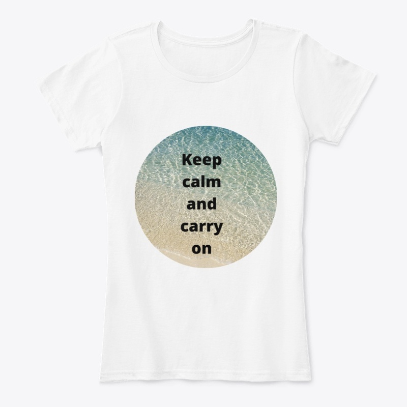 Keep  calm and carry on T Shirt