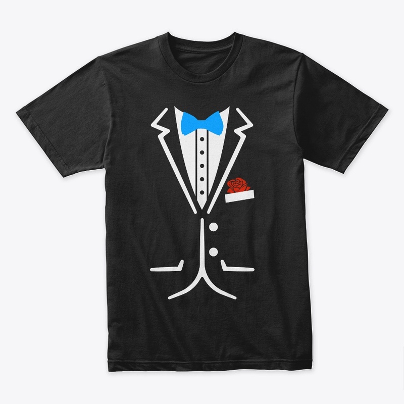 Fake Tuxedo Funny Lazy Wedding Fake Suit