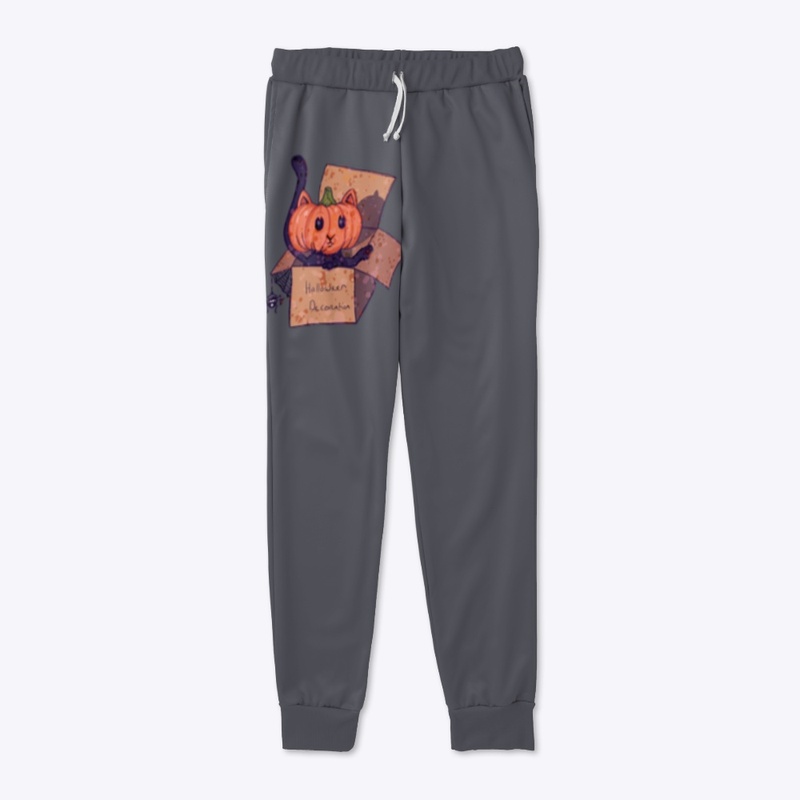 Halloween Pumpkinhead Cat