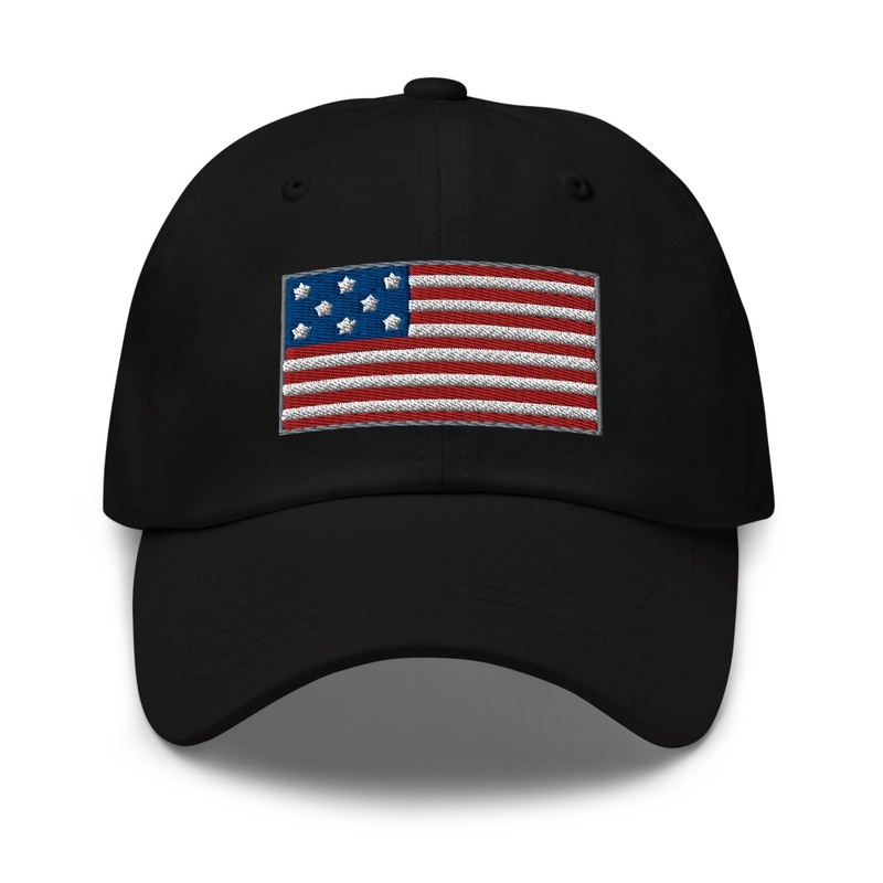 US flag cap