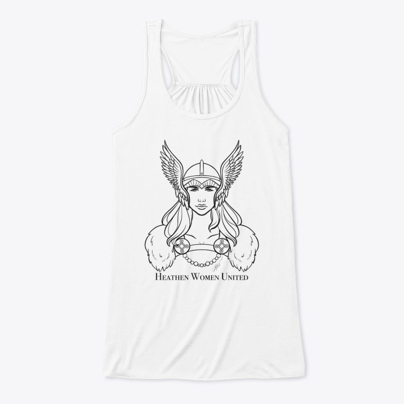 Valkyrie in black and white