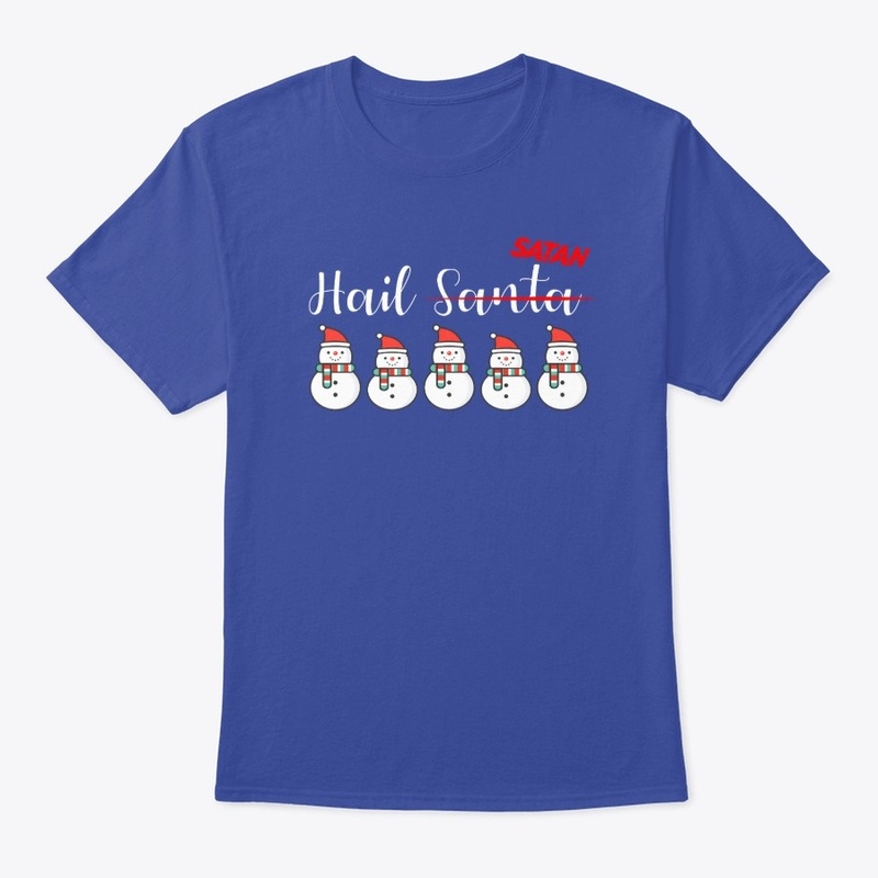 HAIL SATAN Snowmen Vine Santa Christmas