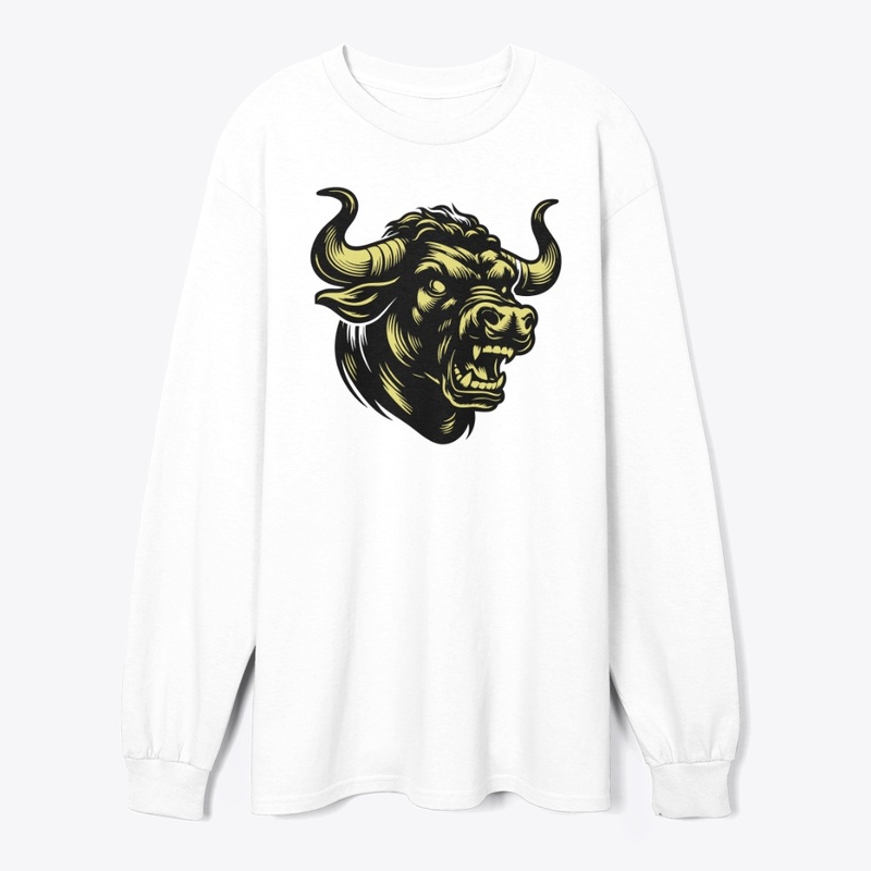 Rustic and Fierce Cow Graphic